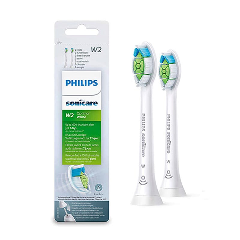 PHILIPS SONICARE W2 OPTIMAL WHITE STANDAR CABEZALES 2 Ud