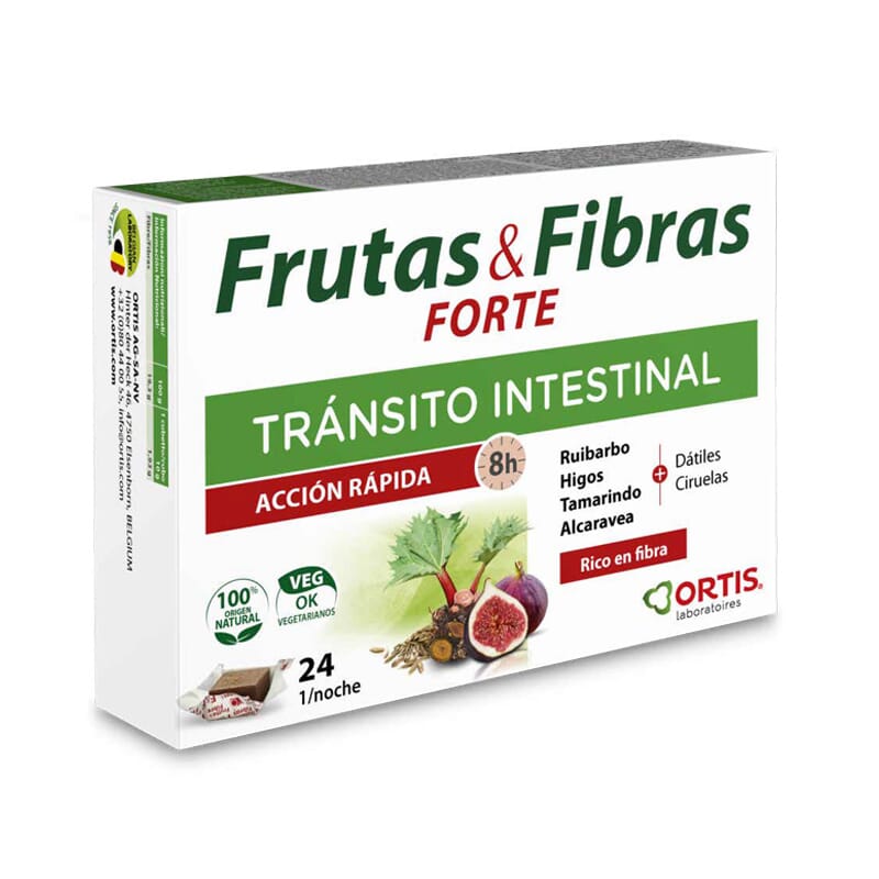 FRUTAS & FIBRAS FORTE ACCIÓN RÁPIDA 24 Uds