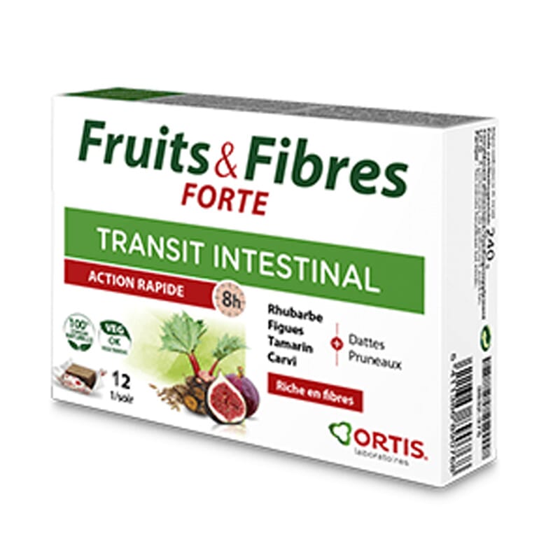 FRUTAS & FIBRAS FORTE ACCIÓN RÁPIDA 12 Cubos