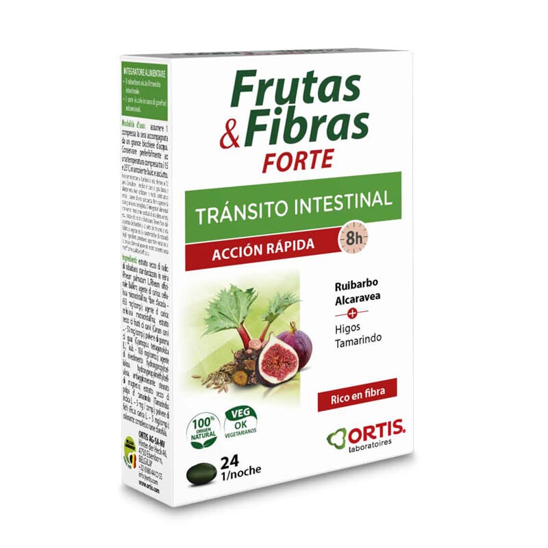 FRUTAS & FIBRAS FORTE ACCIÓN RÁPIDA 24 Tabs