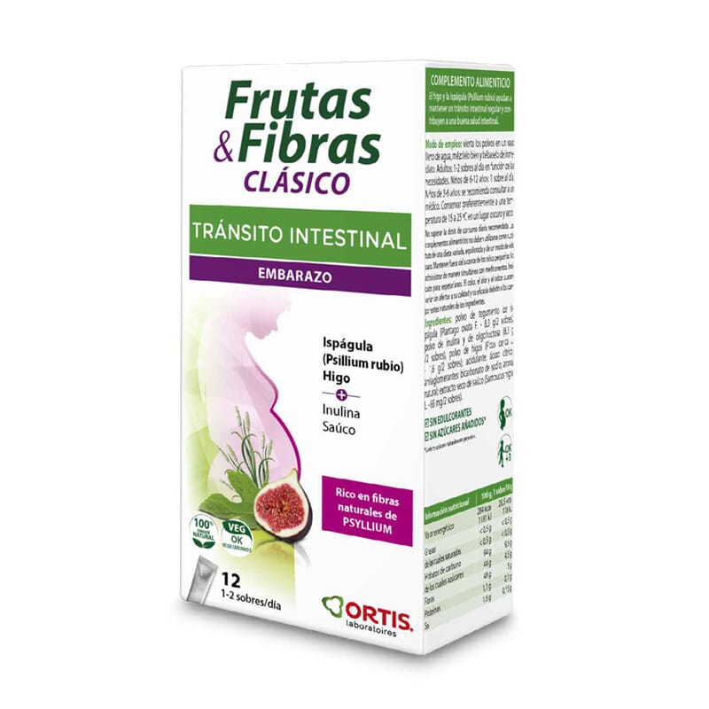 FRUITEN & VEZELS CLASSIEK ZWANGERSCHAP  12 Sobres