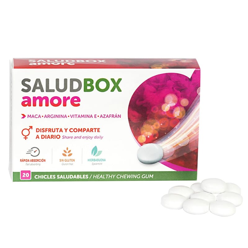 SALUDBOX AMORE 20 Chicles Saludable
