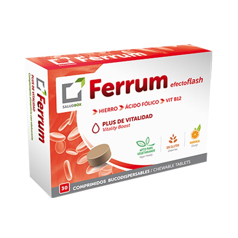 SALUDBOX FERRUM 30 Tabs Masticables
