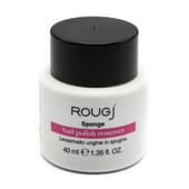 Rougj Esponja Quitaesmalte  40ml - Elimina Esmalte.