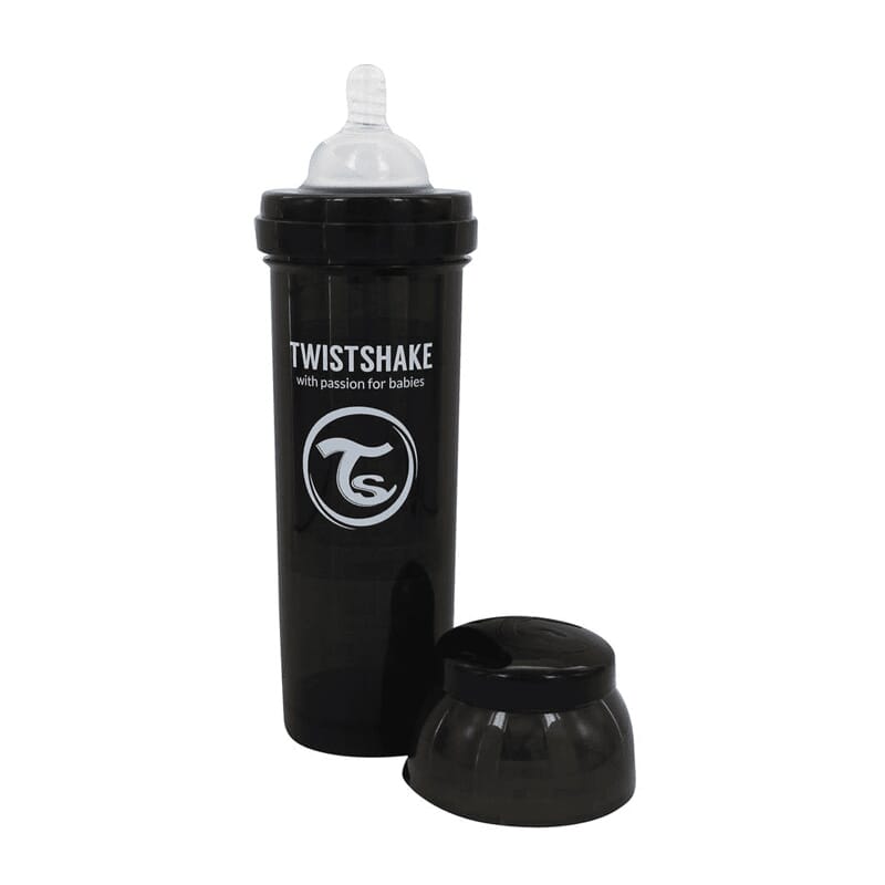 BIBERÓN ANTICÓLICO NEGRO 330ml