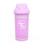 Tasse Avec Paille Straw Cup 12+m Violet 360 ml de Twistshake