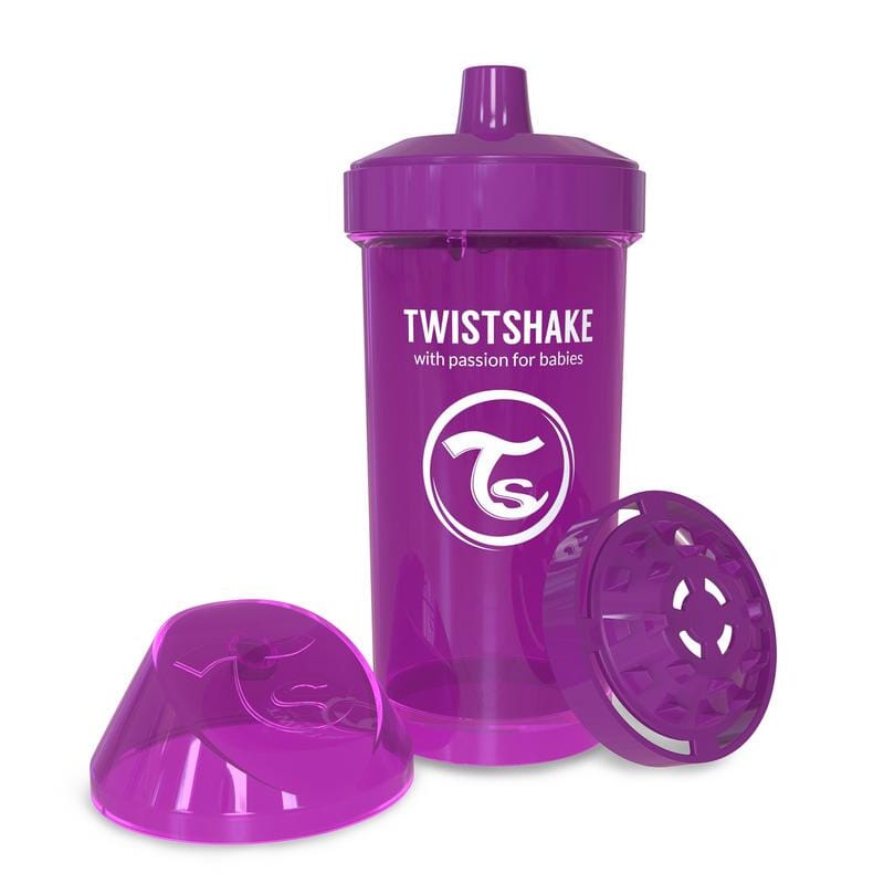 VASO DE APRENDIZAJE KID CUP 12+M MORADO 360ml