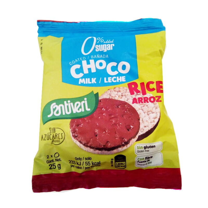 TORTITAS ARROZ CHOCO LECHE 25 g 2 Ud