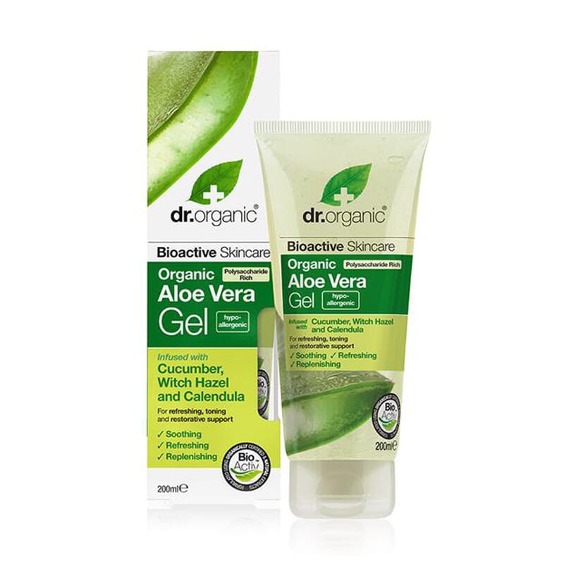 GEL DE ALOE VERA ORGÁNICO CON PEPINO, OLMO ESCOCÉS Y CALÉNDULA 200ml