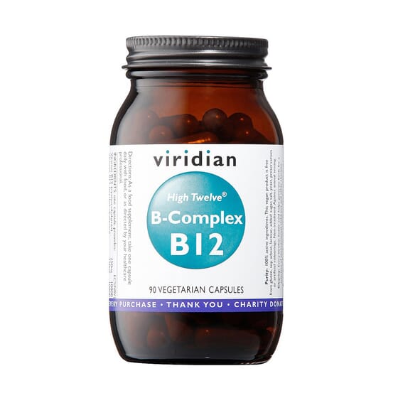 High Twelve Vitamina B12 Com B-Complex 90 VCaps da Viridian