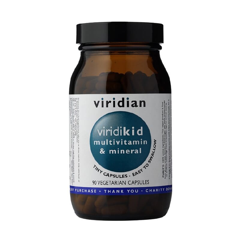 VIRIDIKID MULTIVITAMINAS Y MINERALES 90 VCaps