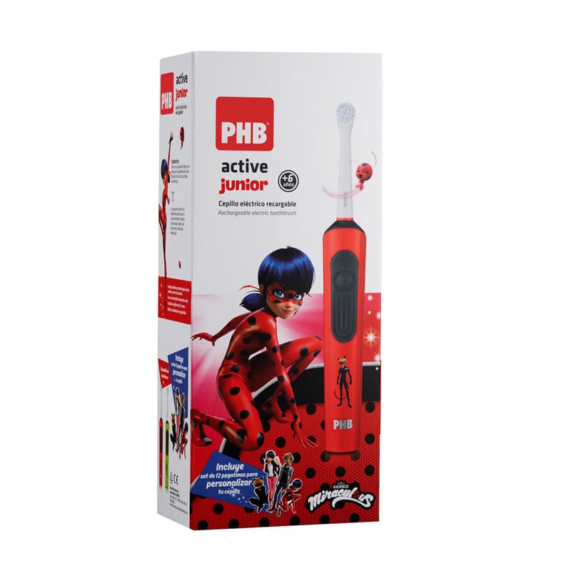 PHB CEPILLO ELÉCTRICO ACTIVE JUNIOR ROJO 1 Ud