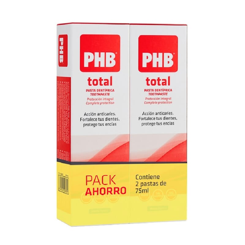 PHB PACK PASTA TOTAL 75 ml 2 Uds