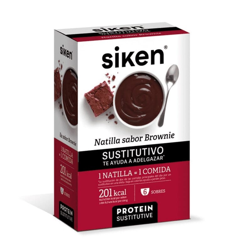 NATILLA SUSTITUTIVA SABOR BROWNIE 50g 6 Sobres