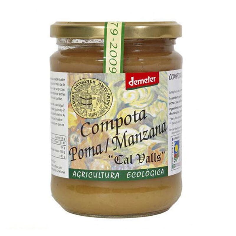 COMPOTA DE MANZANA ECOLÓGICA 400g