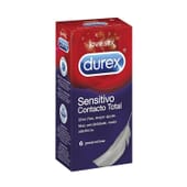 DUREX SENSITIVO CONTACTO TOTAL 6 Un