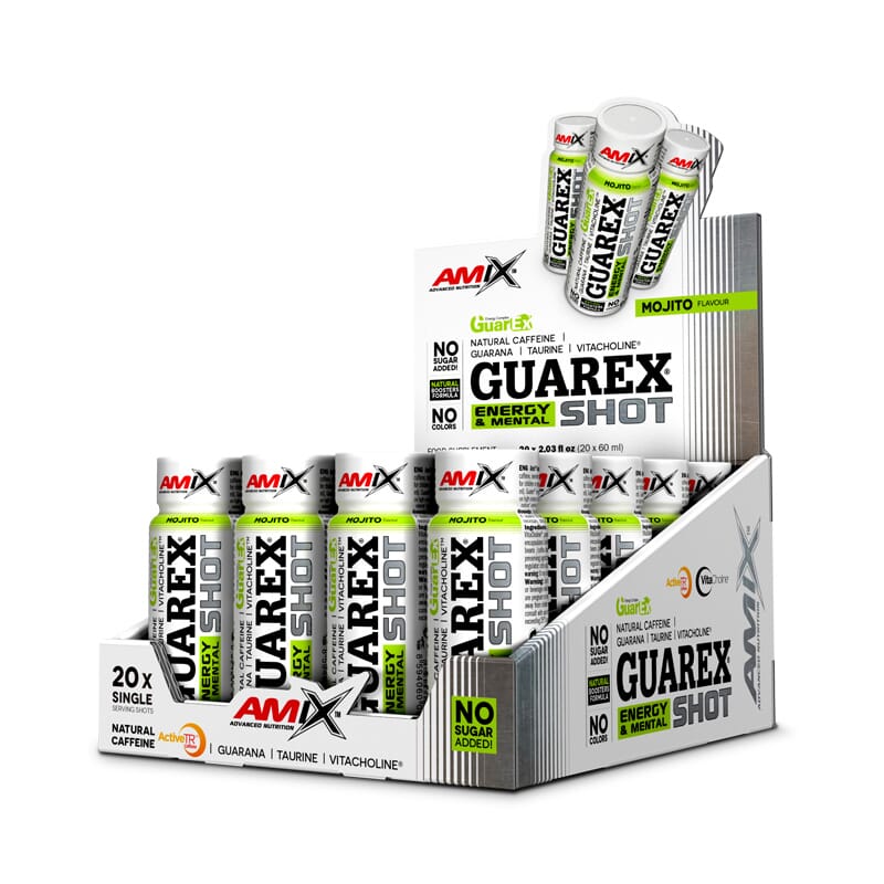 GUAREX ENERY & MENTAL SHOT  20 Viales de 60ml