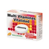 Multi Vitamine + Ginseng 24 Ch.Tabs di Vallesol