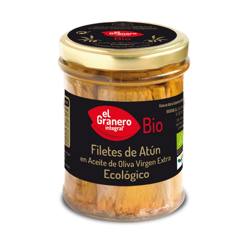 Filetes De Atún Bio 195g