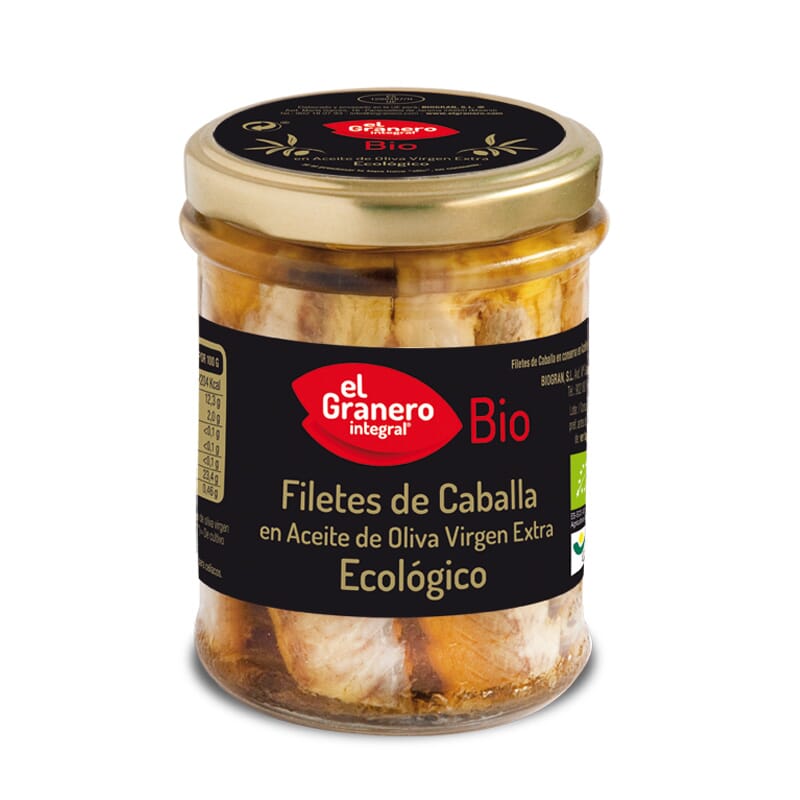 Filetes De Caballa Bio 195g