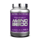 Amino 5600 favorece el aumento de masa muscular y su regeneración.