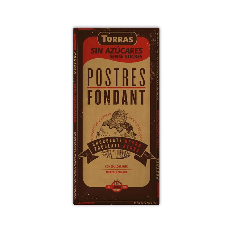 Desserts Fondant Chocolade om te smelten 200g