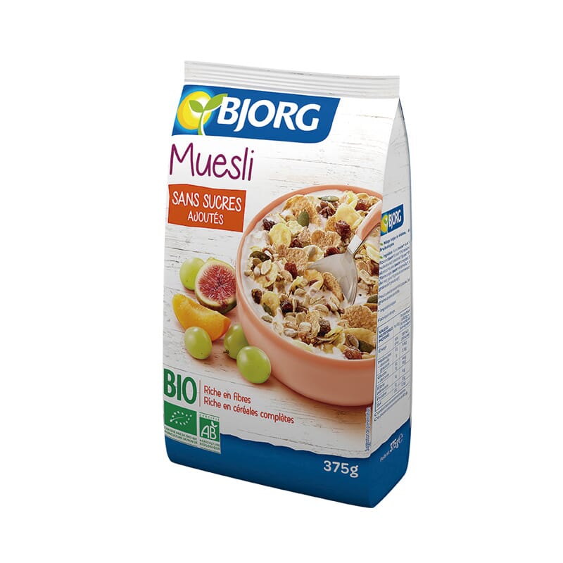 Muesli Frutas Sin Azúcar Añadido Bio 375g