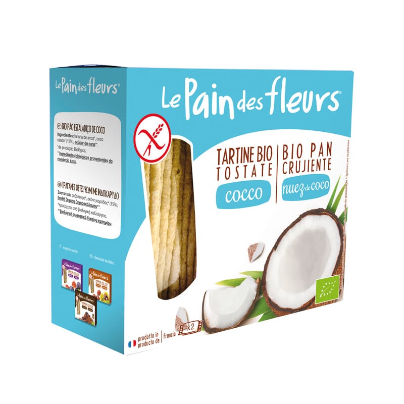 Pan Crujiente Bio Con Coco Sin Gluten 150g