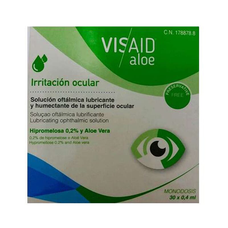 VISAID ALOE GOTAS OCULARES MONODOSIS 30 Ud x 0,4ml