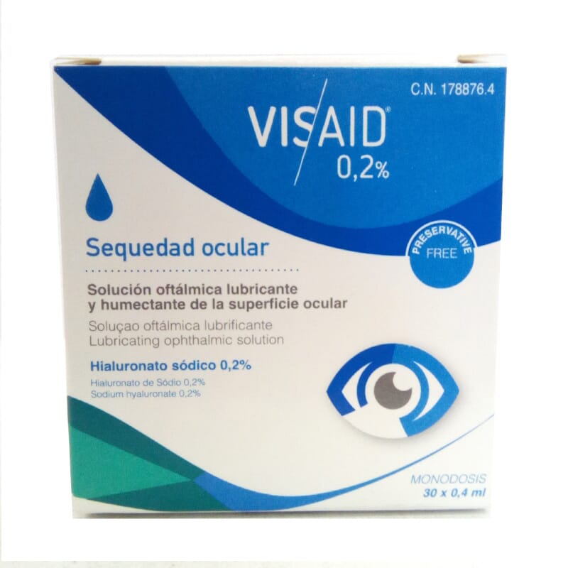 VISAID 0,2 % GOTAS OCULARES MONODOSIS 30 Ud x 0,4ml