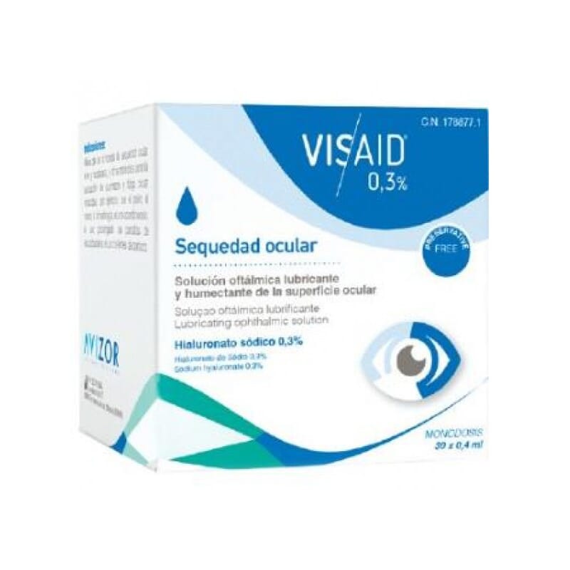 VISAID 0,3% GOTAS OCULARES MONODOSIS 30 Ud x 0,4ml