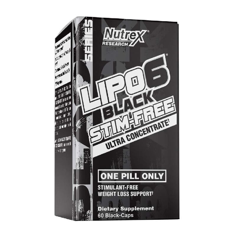 LIPO 6 BLACK STIM-FREE 60 VCaps de Nutrex