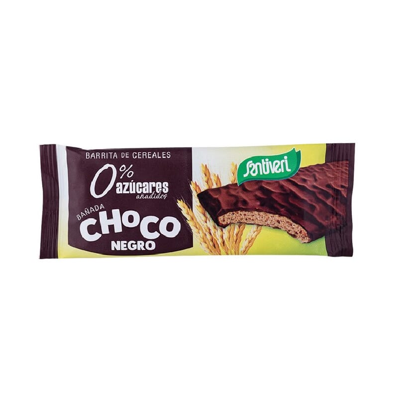 GRANOLABAREN CHOCO ZWART ZONDER SUIKER 17g