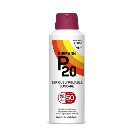 Protettore Solare Spray Continuo SPF50 150 ml di P20