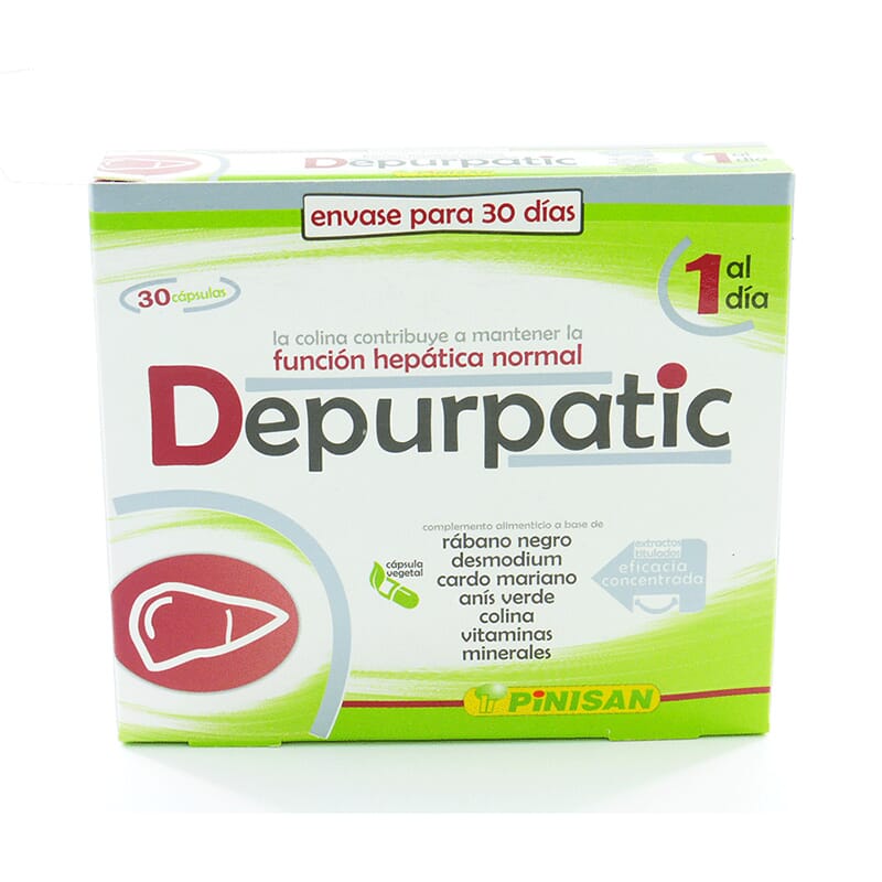 DEPURPATIC 30 Caps de Pinisan.