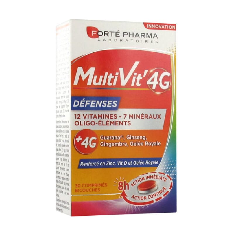 MULTIVIT 4G DEFENSAS 30 Tabs