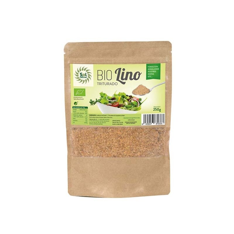 SEMILLAS DE LINO DORADO TRITURADAS BIO 250g