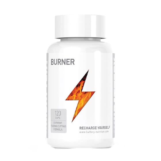 BATTERY BURNER 120 Gélules de Battery Nutrition