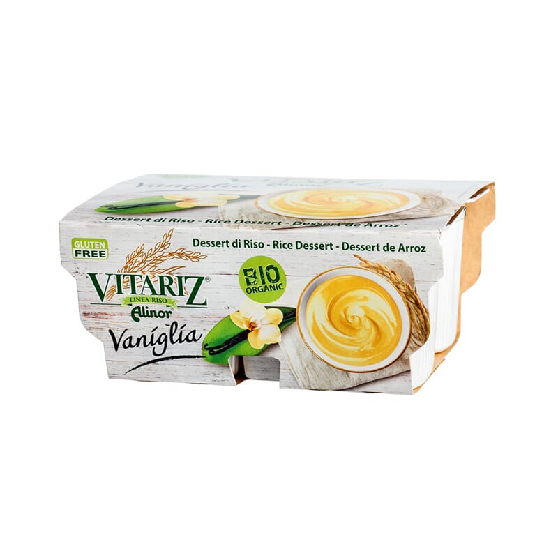 POSTRE DE ARROZ CON VAINILLA BIO 4 Ud x 100g