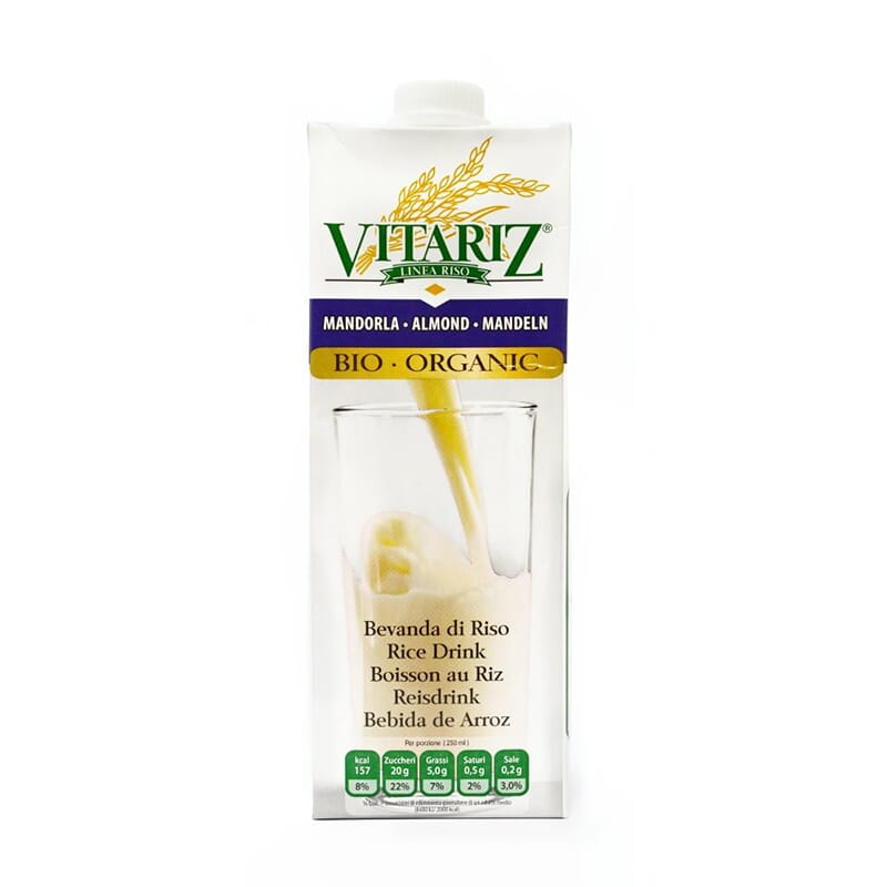 BEBIDA DE ARROZ CON ALMENDRAS BIO 1L de Vitariz.