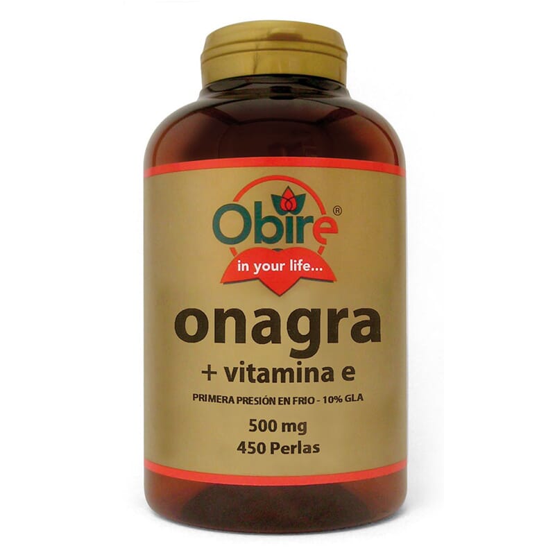 ONAGRA + VITAMINA E 500MG 450 Perlas de Obire.