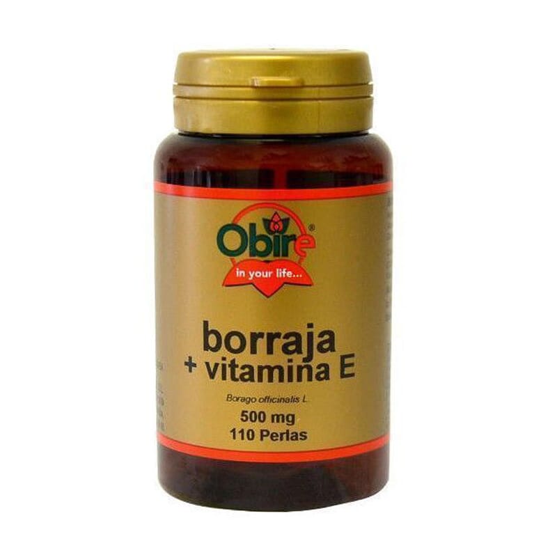 BORRAJA + VITAMINA E 500MG 110 Perlas