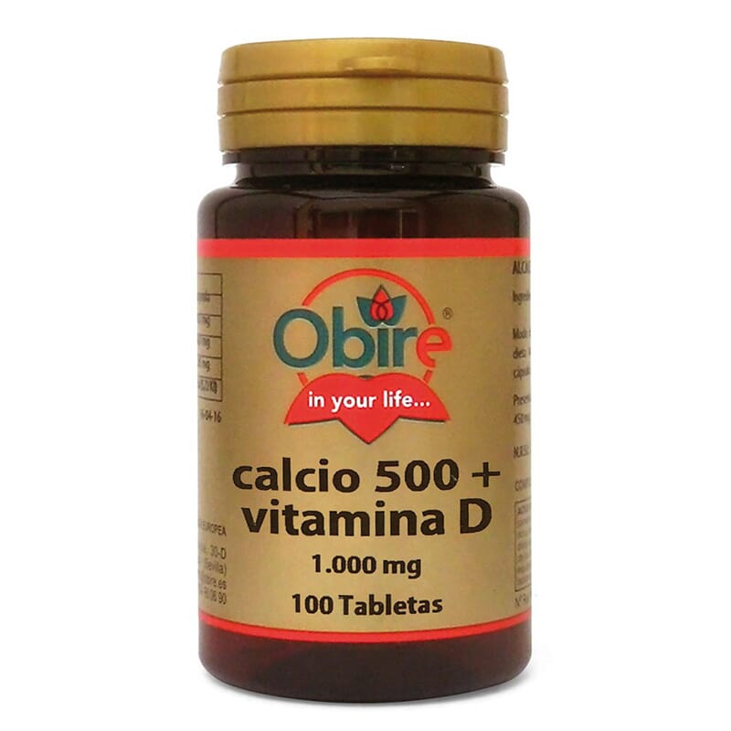 CALCIO 500MG Y VITAMINA D 1000MG 100 Tabs