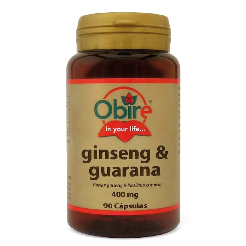 GINSENG Y GUARANÁ 400MG 90 Caps