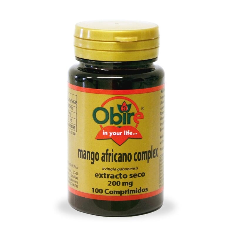 MANGO AFRICANO COMPLEX 200MG 100 Tabs de Obire.