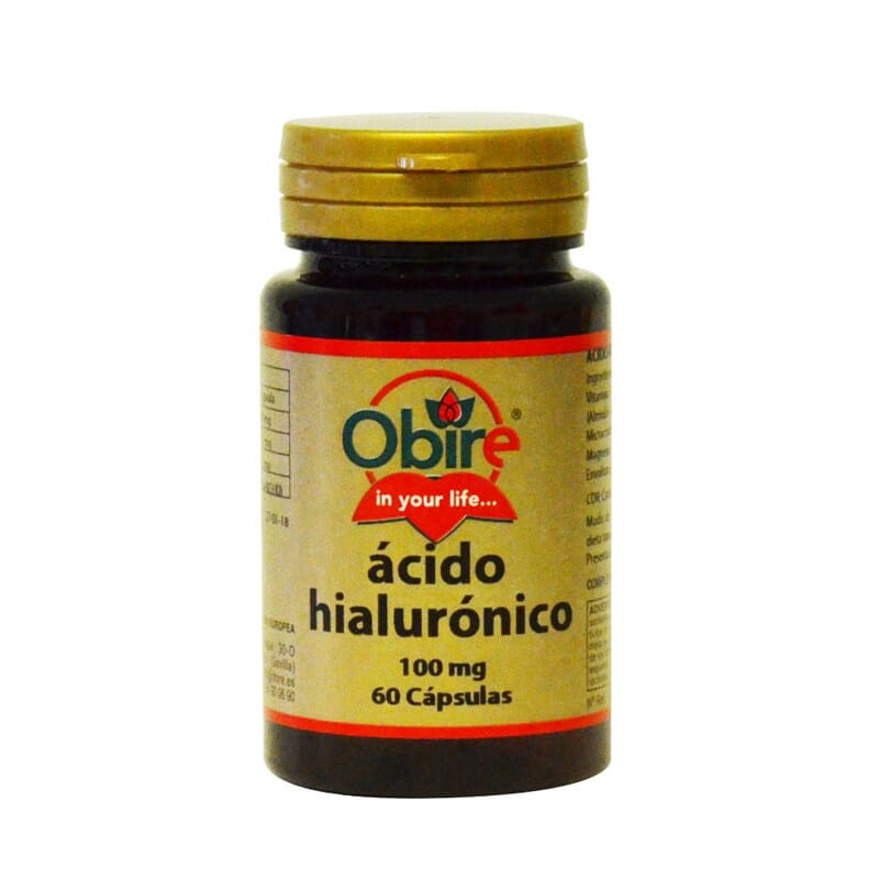 ÁCIDO HIALURÓNICO 100MG 60 Caps de Obire.