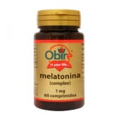 MÉLATONINE COMPLEX 1 mg 60 Caps de Obire
