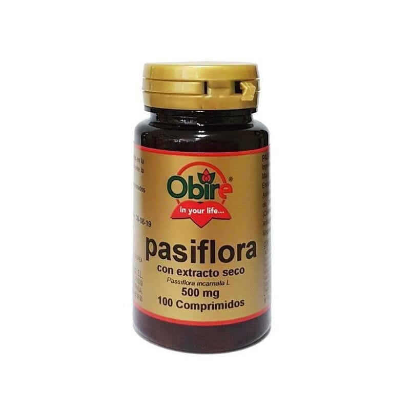 PASIFLORA 500MG 100 Tabs de Obire.