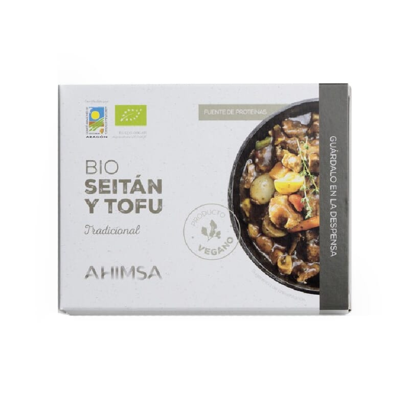 SEITAN E TOFU TRADICIONAL BIO 250g da Ahimsa