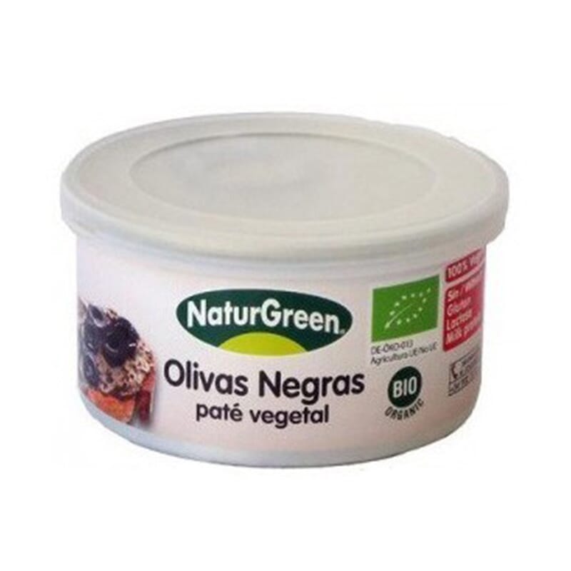 Paté Vegetal De Olivas Negras Bio 125g
